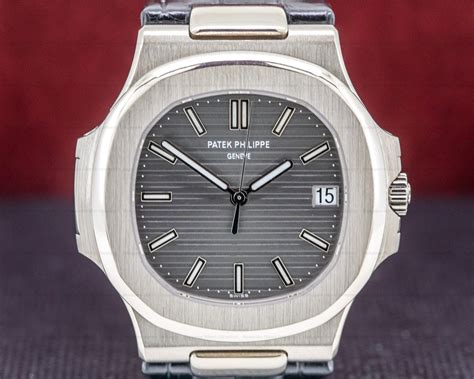 patek philippe nautilus gray dial|Patek Philippe Nautilus gold diamond.